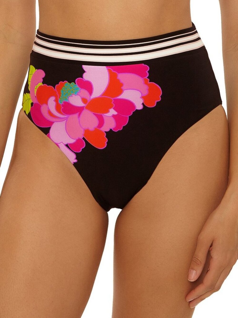 TRINA TURK BOUGAINVILLEA PRINTED REVERSIBLE HGH WAIST BOTTOM IN SIZE 6